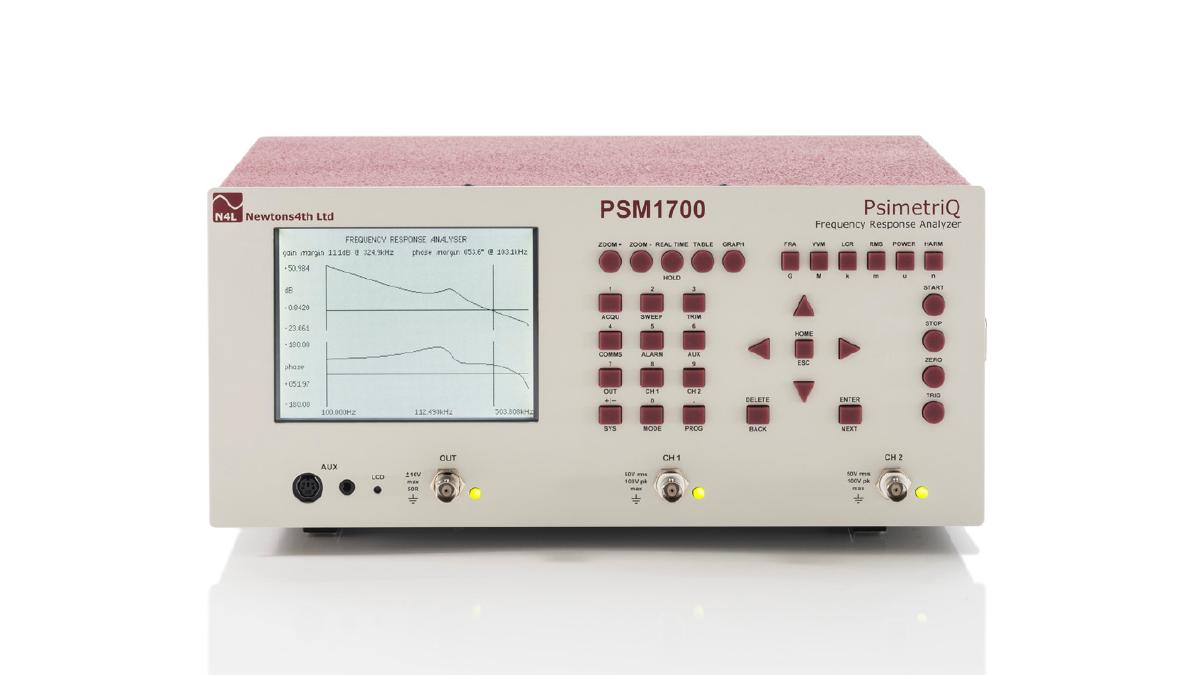 PSM1700 Frequency Response Analyzer Front View