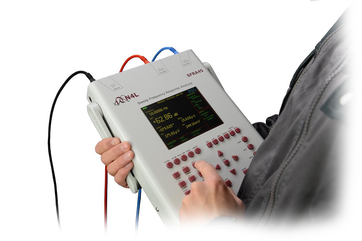 SFRA45 Hand Held Portable Sweep Frequency Response Analyzer