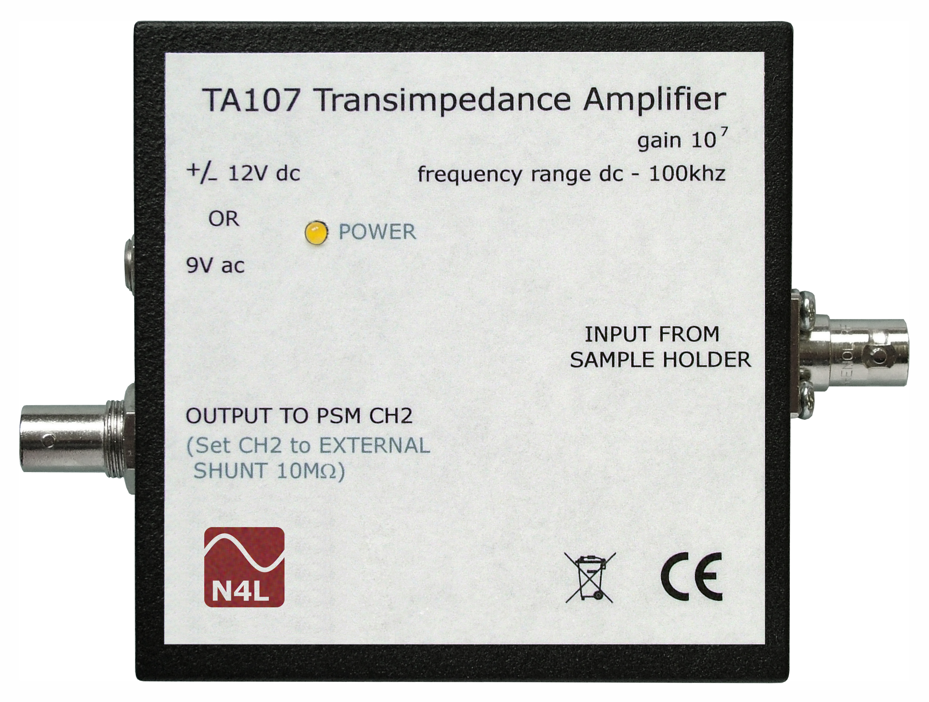 TA107 Transimpedance Amplifier