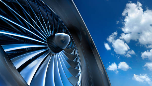 Image of aircraft turbofan