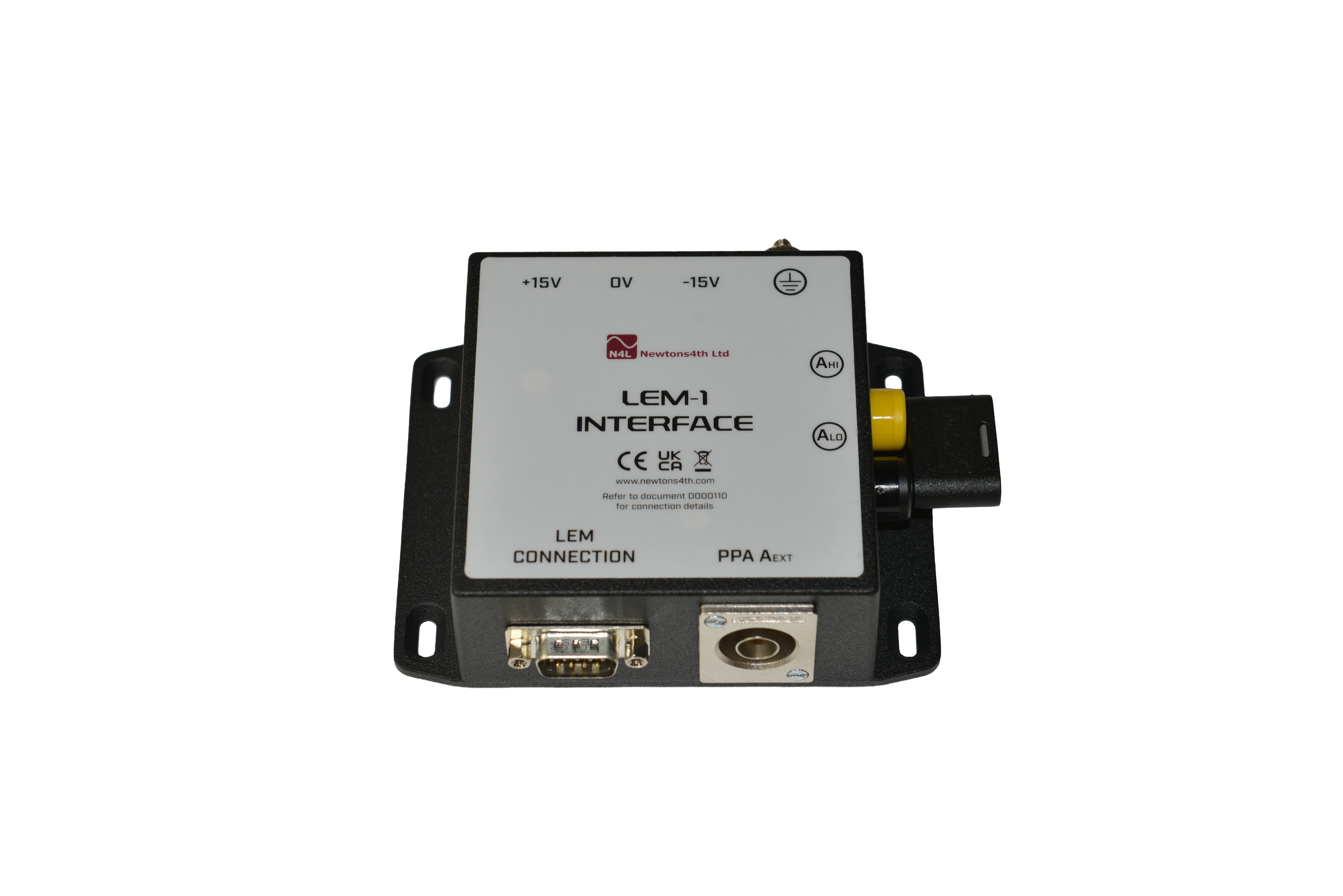 lem 1 fluxgate current transducer interface module top